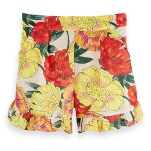 Scotch & Soda linen high rise girls shorts nwt